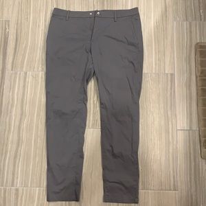 Gray bird dogs pants with underwear liner